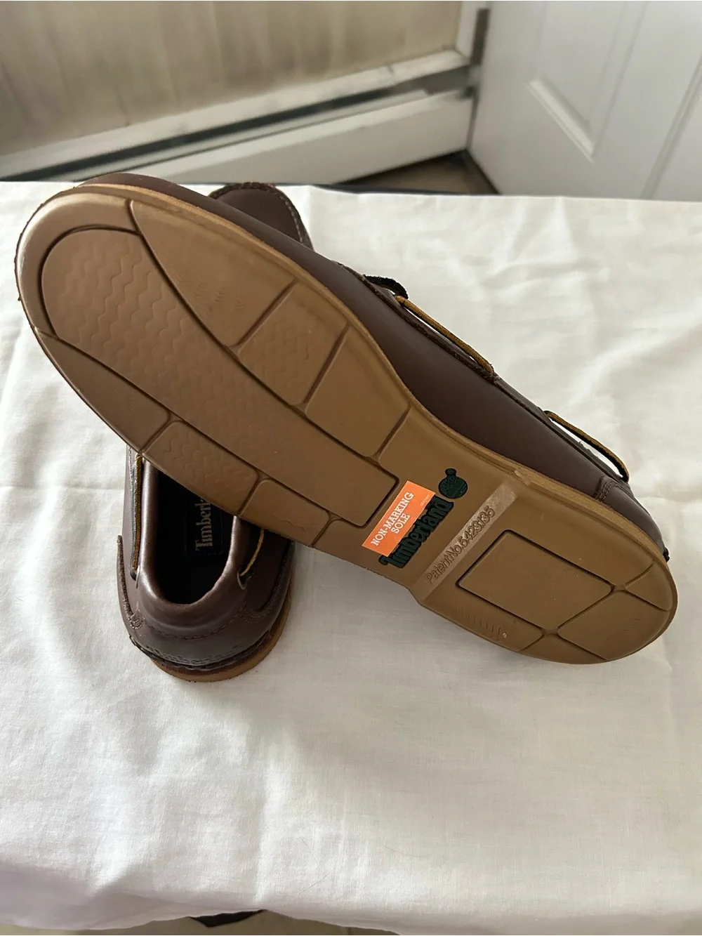 Timberland Leather 2- Eye Boat shoes/12 M/NWOT